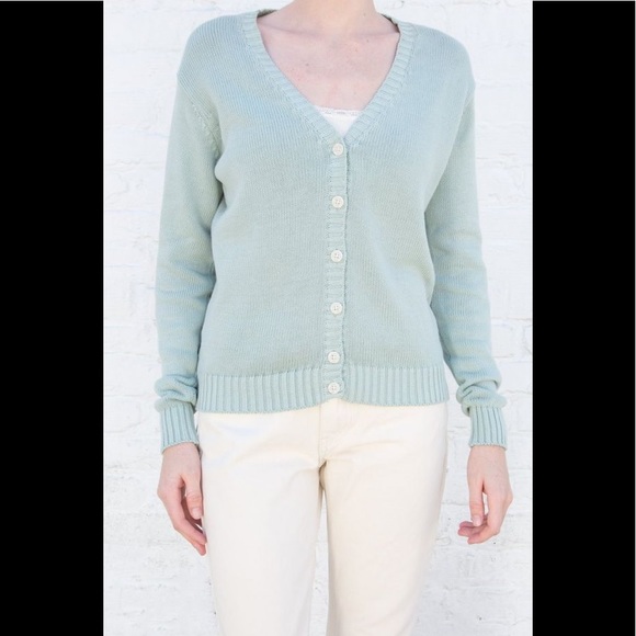 Brandy Melville Sweaters | Brandy Melville Sage Green Billie Sweater | Color: Green | Size: Os | Funkimonkee2's Closet